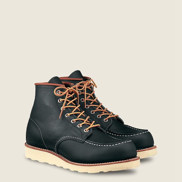 Red Wing Heritage Boots Classic Moc - 6-Inch Portage Læder - Marineblå - Herre 7840-OANWG